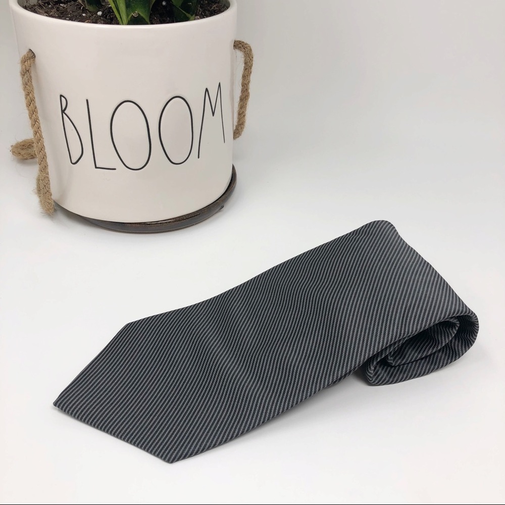 Nautica Striped Grey Tie 4” Wide